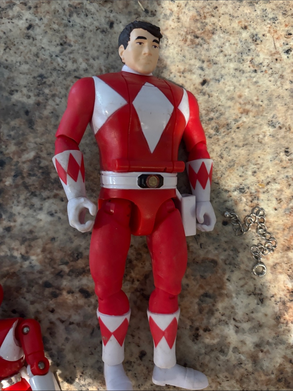 Power Ranger Red & White Action Figure Bundle with Classic Rangers - Picture 5 of 8
